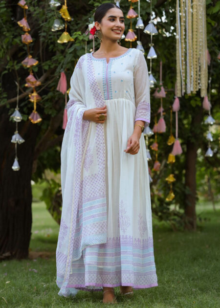 cotton Anarkali Dresses