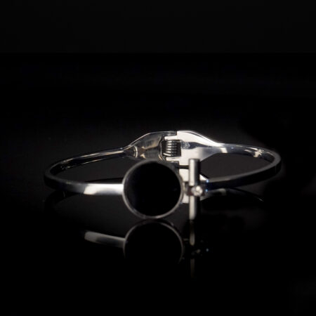 Silver Black Stone bracelet