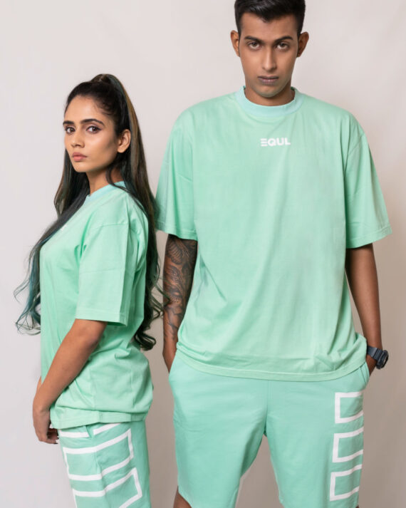 unisex mint green shorts