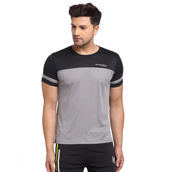 TE4502XO1-grey-blk-1Men’s Structured Tee