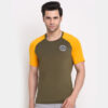 TE4507XP1-olive-goldenRaglan Tee