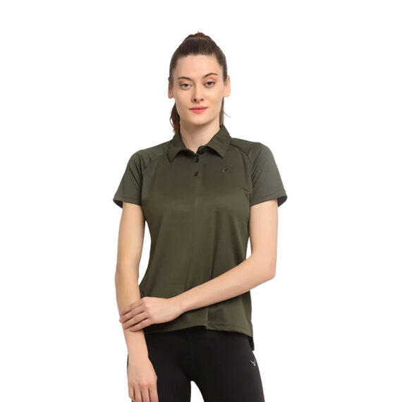 TE9033XN1-olive-1Raglan Polo T-Shirt